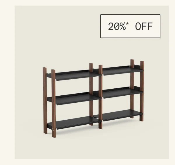 Save 20%* on The Shelving System