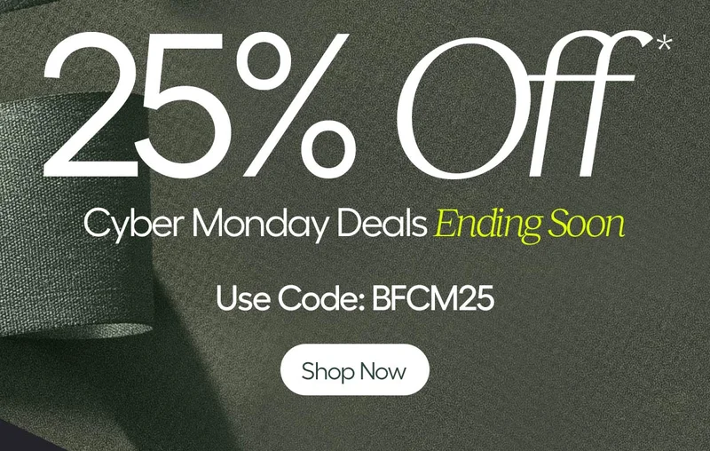 25% Off* Cyber Monday Deals Ending Soon, Use Code: discount code - Shop Now