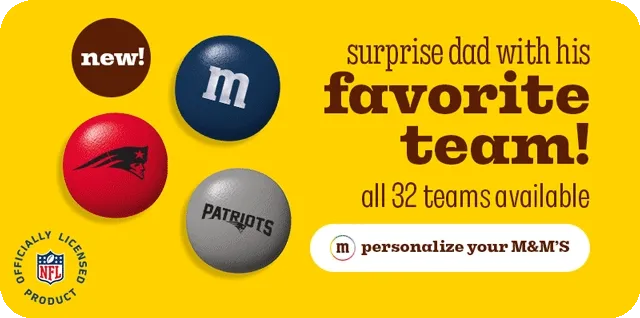 PERSONALIZE YOUR M&M'S