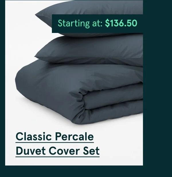 Classic Percale Duvet Cover Set