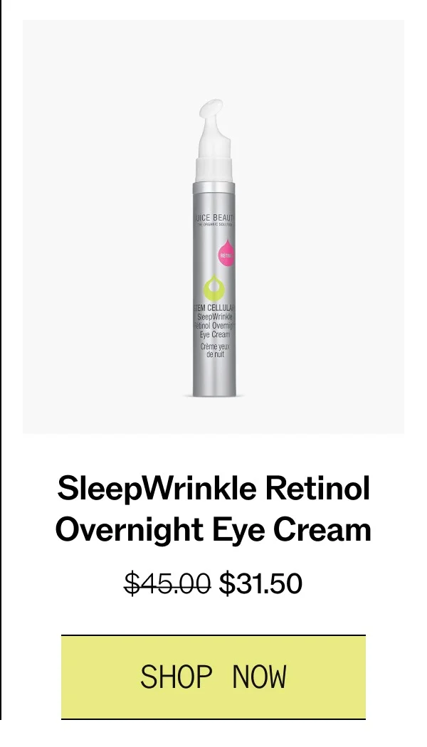 SleepWrinkle Retinol Overnight Eye Cream