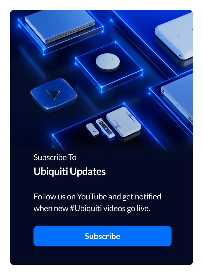 Subscribe To Ubiquiti Updates