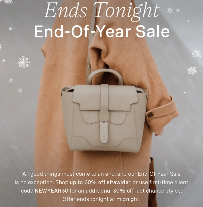 End-Of-Year Sale Ends Tonight