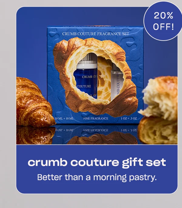 crumb couture gift set: better than a morning pastry.