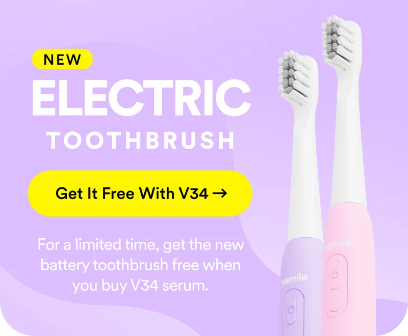 New Electric Toothbrush. Get it free with V34.