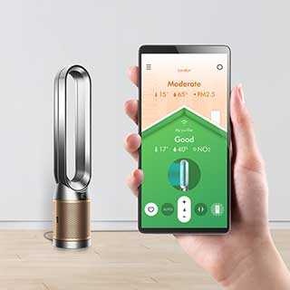 Smartphone with the MyDyson™ app