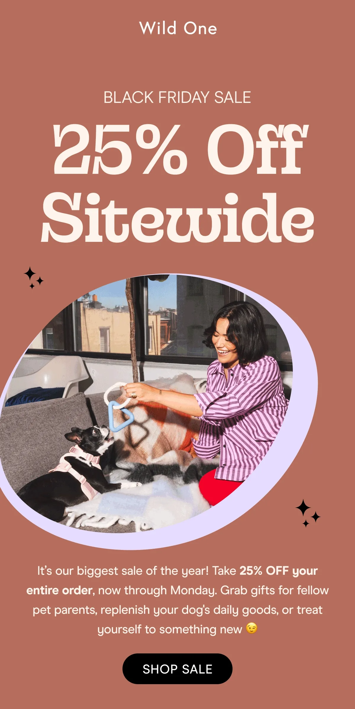 25% OFF SITEWIDE