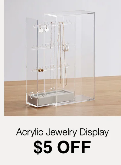 Shop Acrylic Earring & Necklace Stand