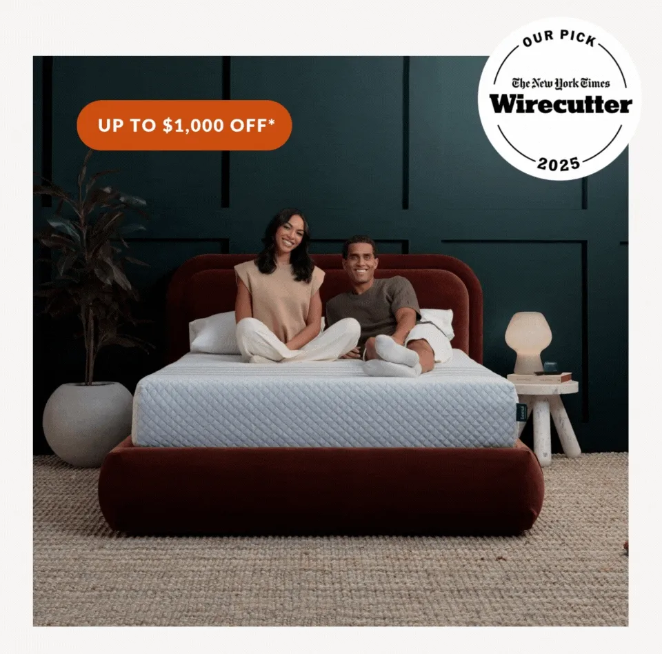 Image of the Luxurious Sapira Hybrid Mattress NEW YORK TIMES discount code PICK 2025 Badge