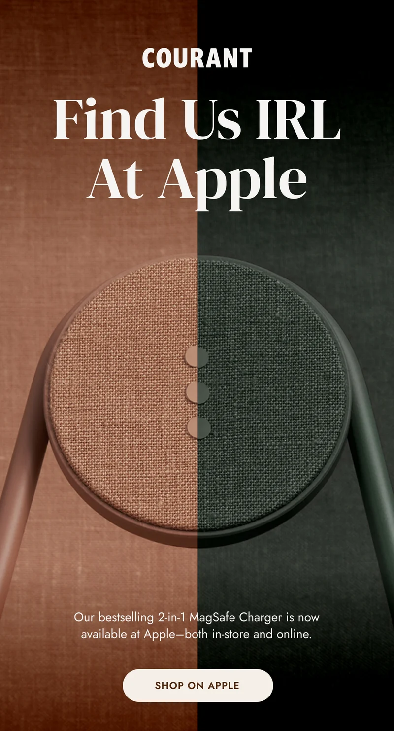 Our bestselling 2-in-1 MagSafe Charger is now available at Apple-both in-store and online.