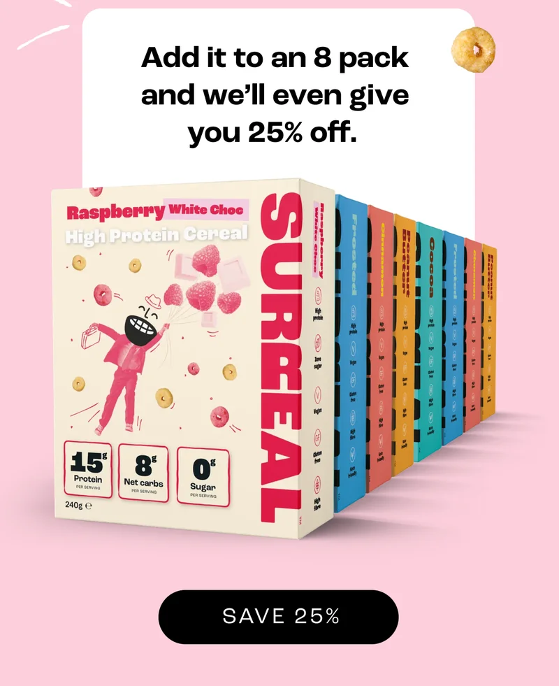 25% off when you buy an 8 pack