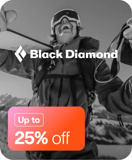 Up to 25% off on Black Diamond