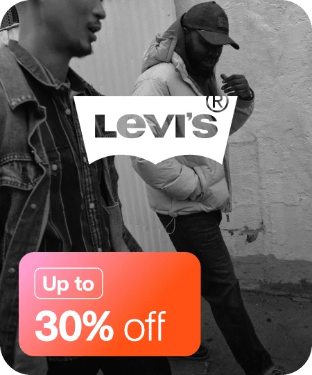 Up to 30% off on Levi's