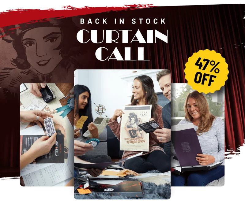 CURTAIN CALL BACK IN STOCK