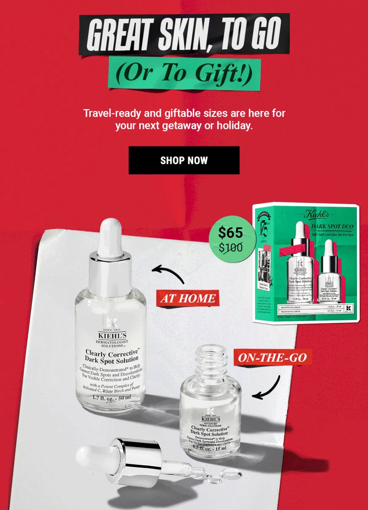 Great skin, to go