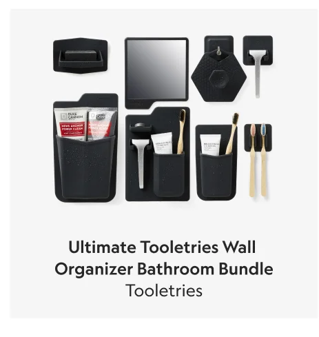 Ultimate Tooletries Wall Organizer Bathroom Bundle