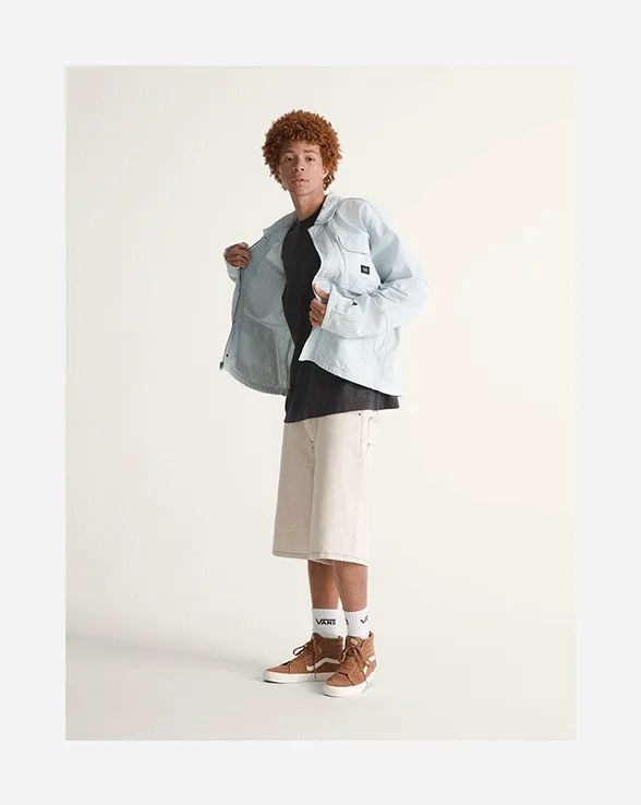 Umber Denim Stripe Jacket