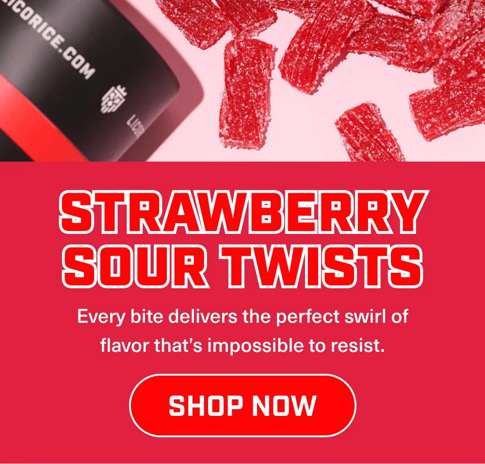Strawberry Sour Twists!