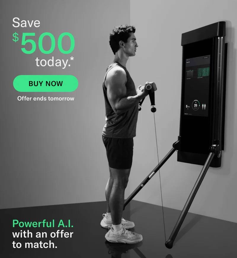 Save $500 today.* Buy Now Offer ends tomorrow. Powerful A.I. with an offer to match.