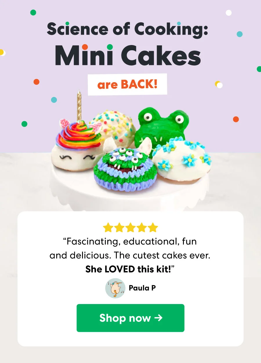 Science of Cooking: Mini Cakes are back!