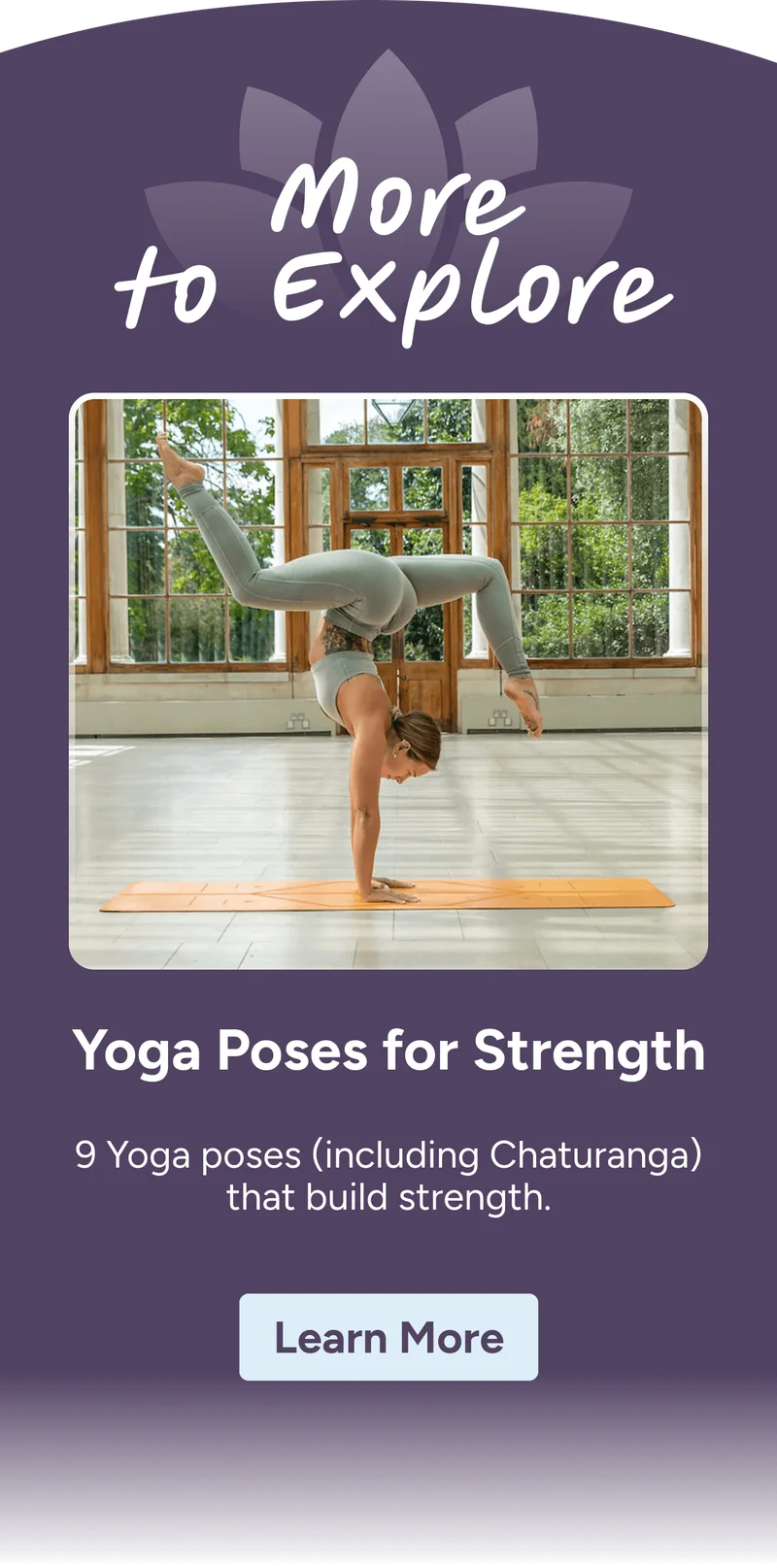 More to explore – Yoga Poses for Strength