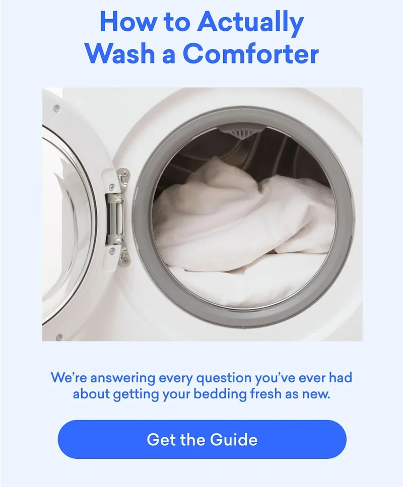 How to Actually Wash a Comforter