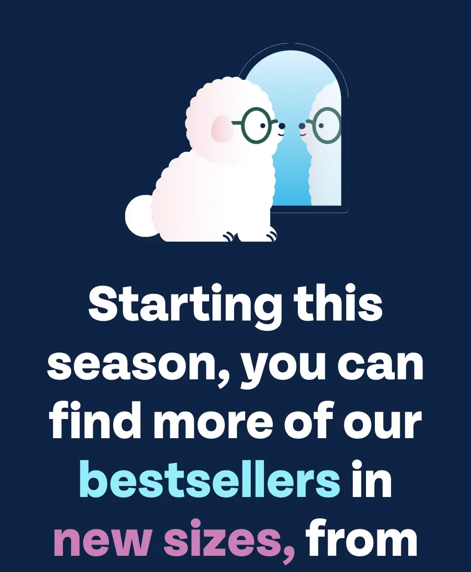 bestsellers in new sizes