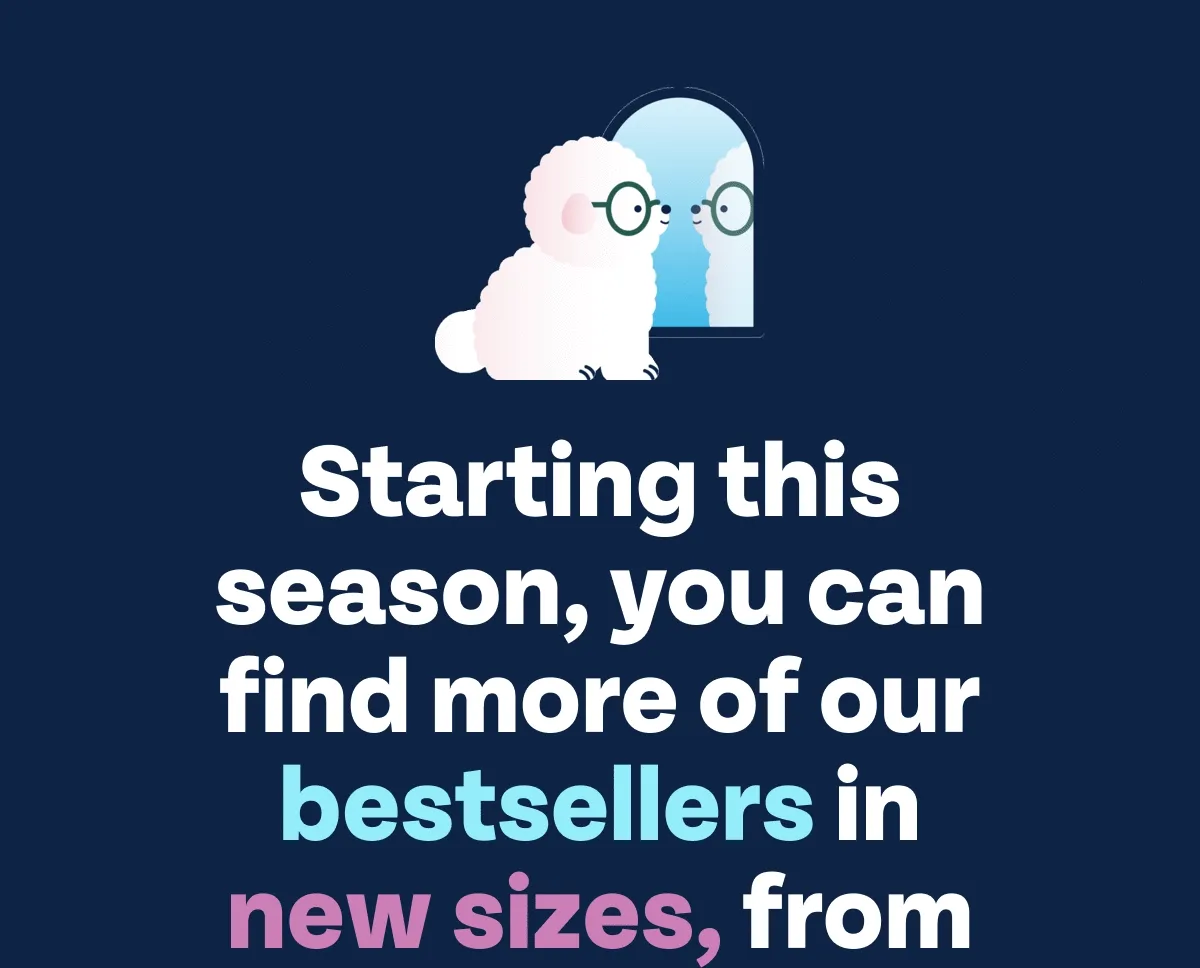 bestsellers in new sizes
