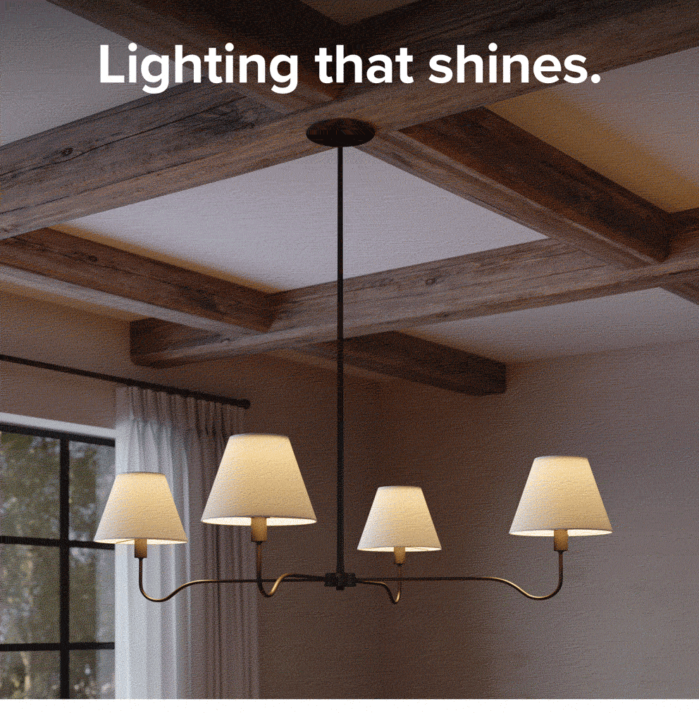 Lighting that shines.