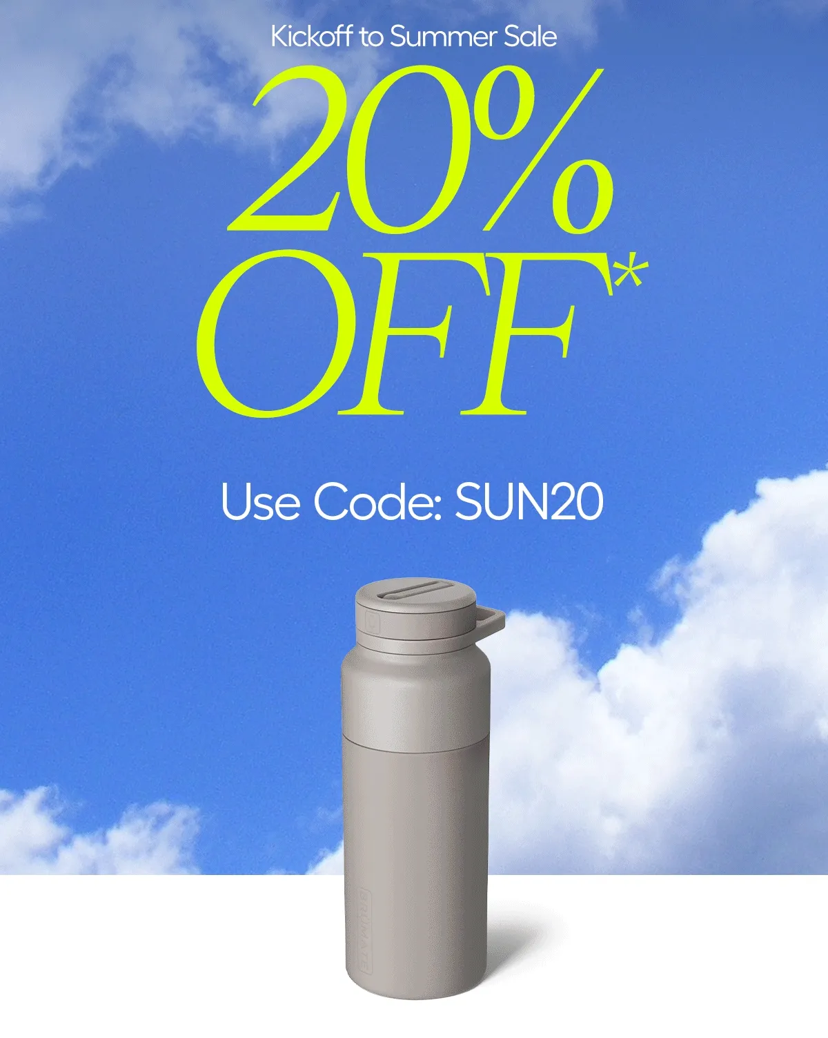 Kickoff to Summer Sale - 20% OFF