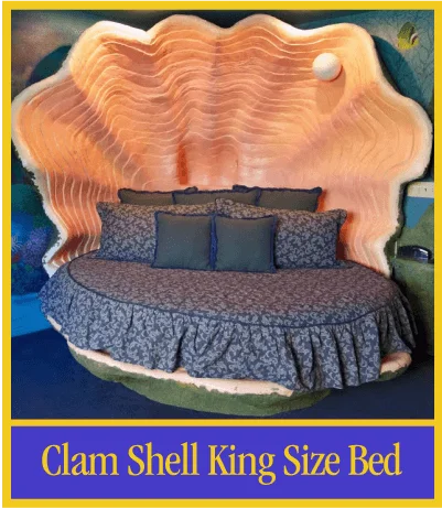 Clam Shell King Size Bed