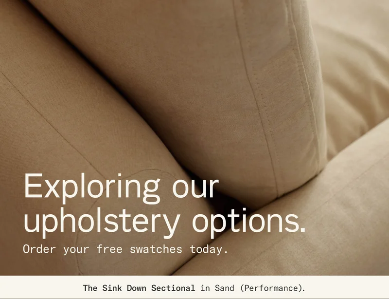 Designed to last a lifetime. A look at our sectional fabric options.
