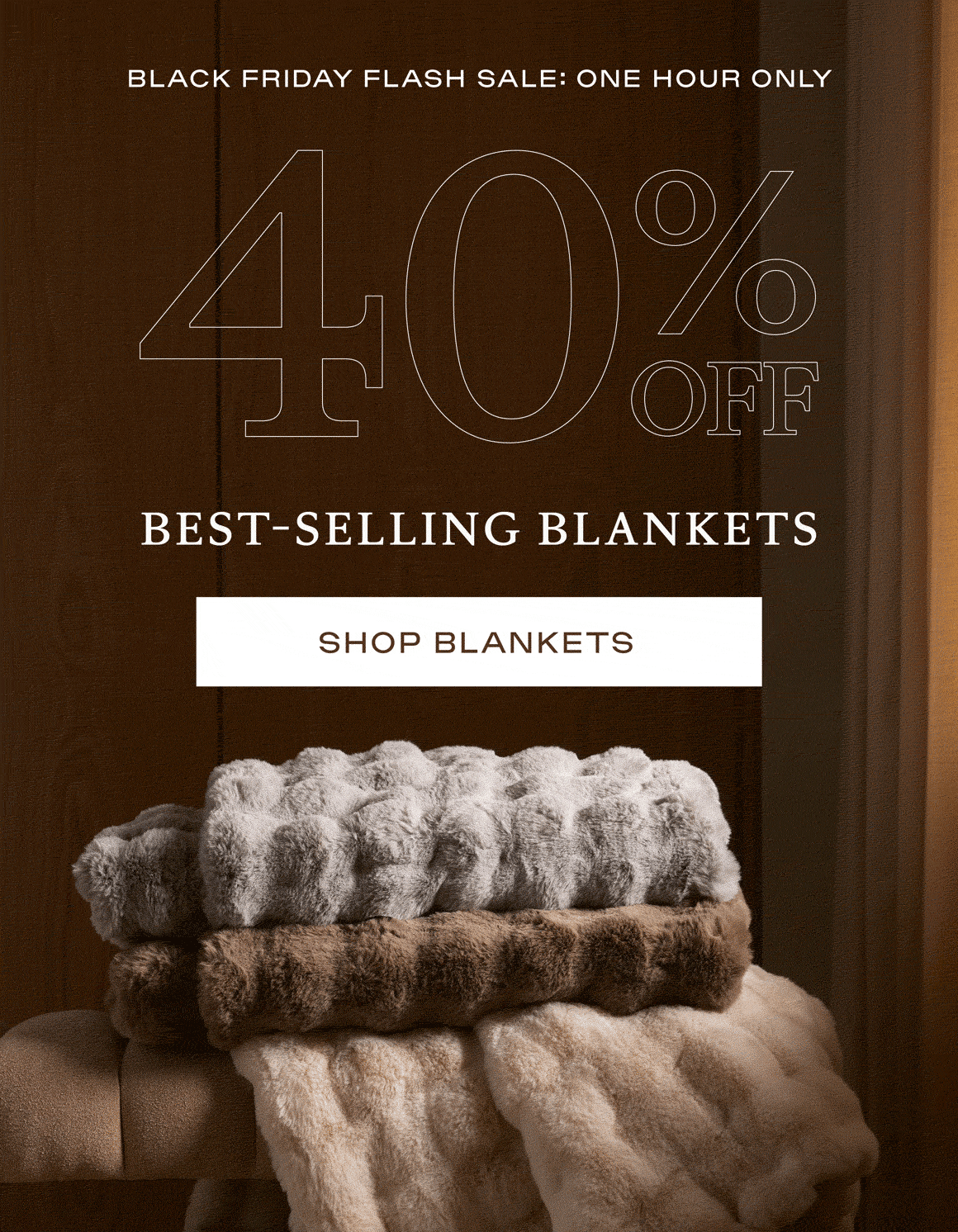 40% Off Blankets - Shop Savings