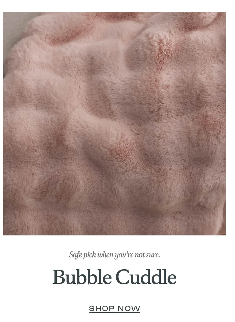 Bubble Cuddle Blanket