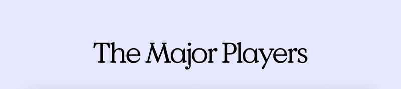 The Major Players