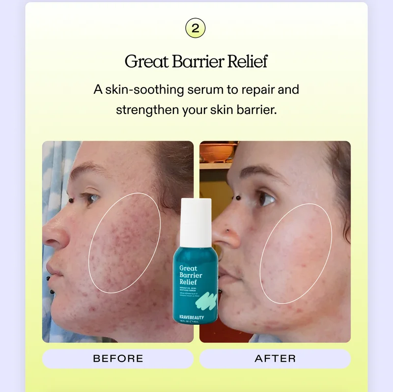 2. Great Barrier Relief A skin-soothing serum to repair and strengthen your skin barrier.