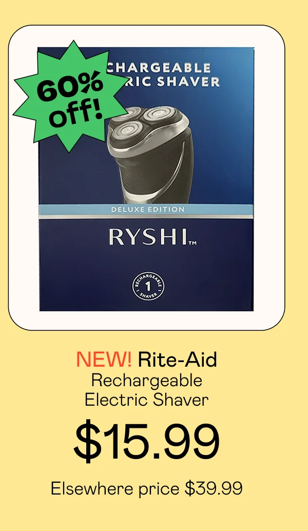 Rechargeable Electric Shaver