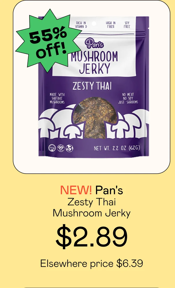 Zesty Thai Mushroom Jerky