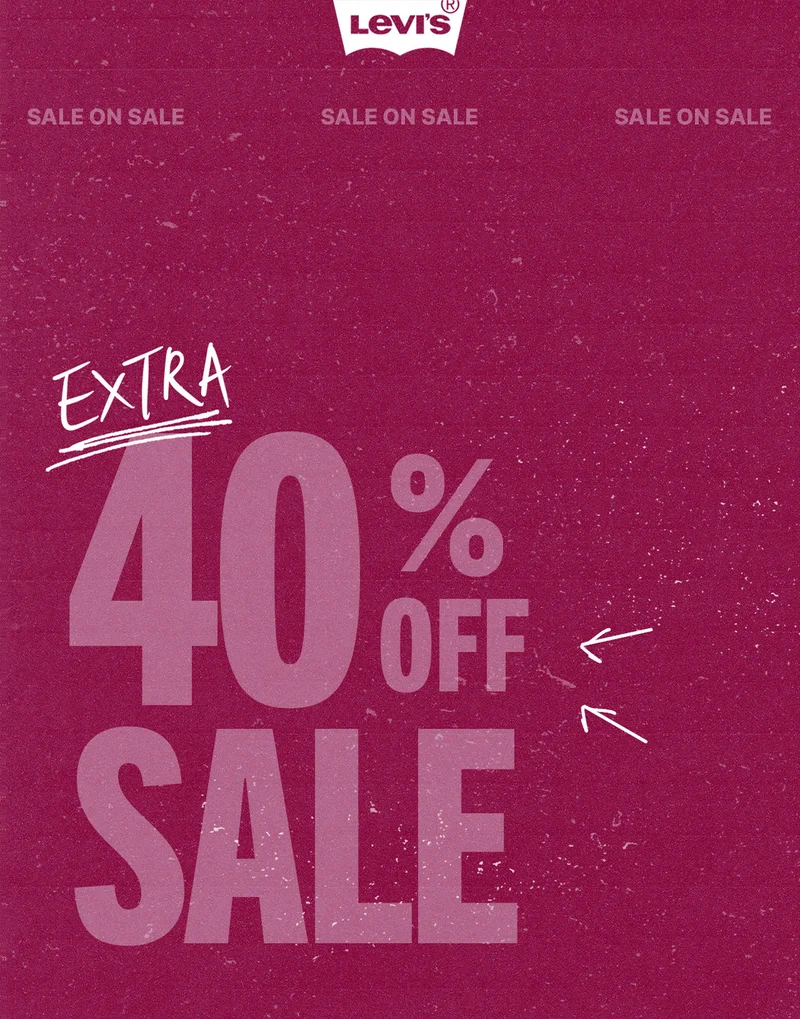 EXTRA 40% OFF SALE