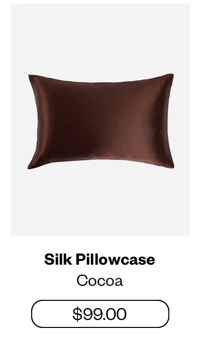 Silk Pillowcase - Cocoa