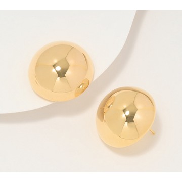 UltraFine 950 Silver 25mm Bold Bead Stud Earrings