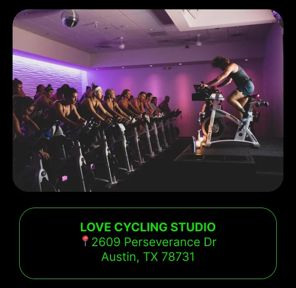 LOVE cycling studio class