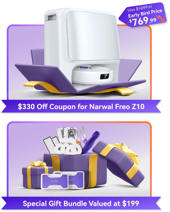 PAY $29, GET $330 Off Coupon for Narwal Freo Z10