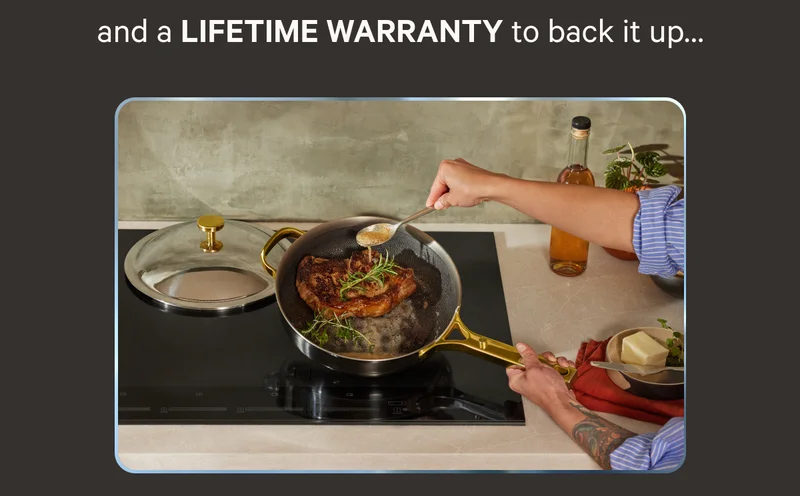 AND A LIFETIME WARRANTY TO BACK IT UP