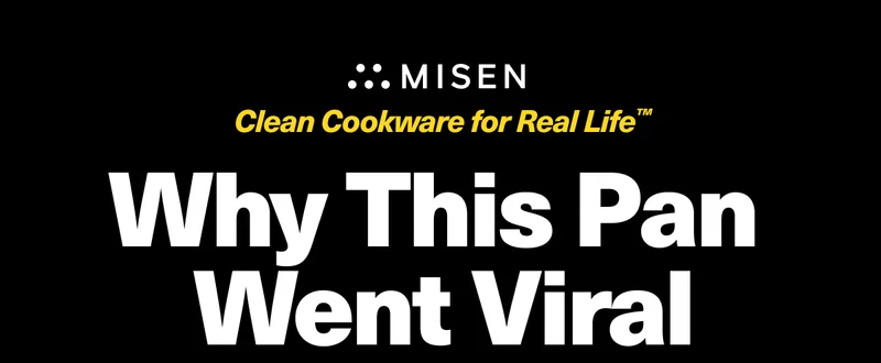 Misen | Clean cookware for real life | Why this pan went viral