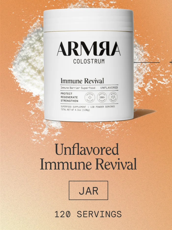 Unflavored immune Revival. Jar. 120 servings