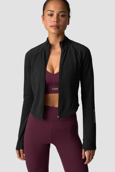 Image of Mirage Printed Zip Midlayer Black