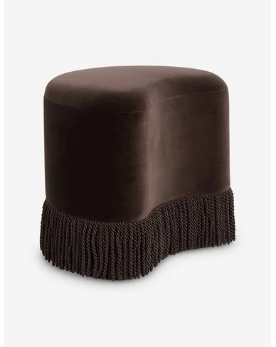 Brahm Stool by Aimee Song-Chocolate Velvet