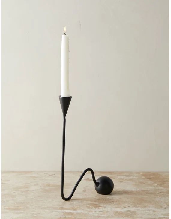 Orb Candlestick by Sarah Sherman Samuel-Black / Medium