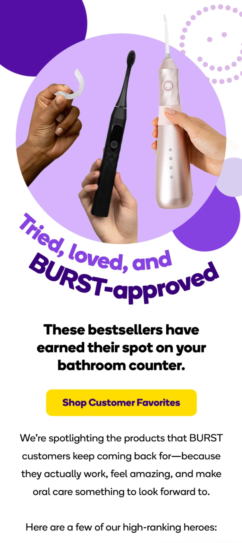burst oral care